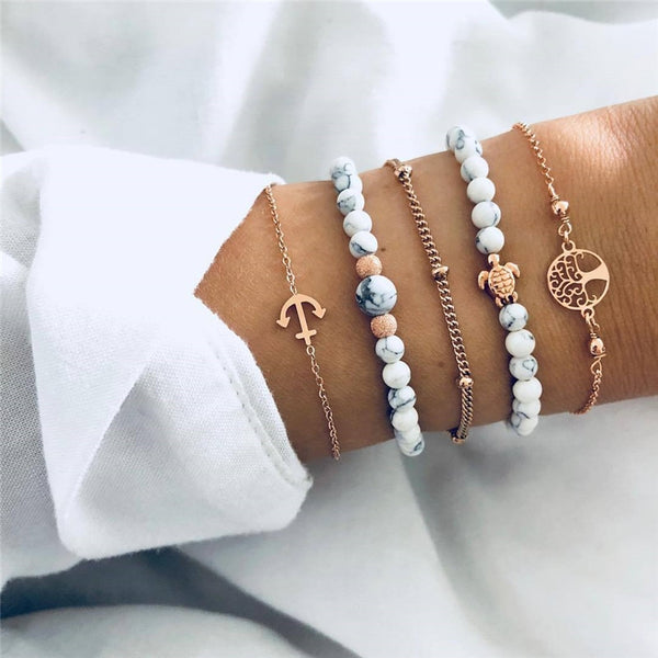 Maraw Cross Charm Bracelet