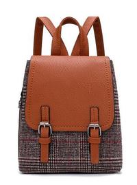 Inusa Brown Leather Backpack